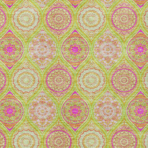 HomeRoots 5' Vibrant Floral Medallion Area Rug – Washable Indoor/Outdoor Design for Style and Durability 5' X 8' 614600