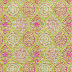HomeRoots 5' Vibrant Floral Medallion Area Rug – Washable Indoor/Outdoor Design for Style and Durability 8' X 10' 614602