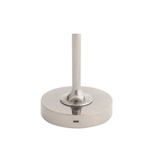 Wildwood Sterling Smokey Glass Rechargeable Buffet Lamp — Cordless Ambient Light, Black Nickel Base, Portable 61462