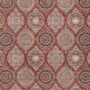 HomeRoots 5' Vibrant Floral Medallion Area Rug – Stylish, Washable, Durable for Indoor & Outdoor Spaces 9' X 12' 614627