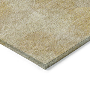 HomeRoots 5' Premium Gold Beige Polka Dot Area Rug – Versatile Washable Design for Indoor & Outdoor Use 10' X 14' 614676