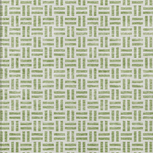 HomeRoots 5' Sage and Ivory Geometric Area Rug - Stylish, Washable Design for Indoor and Outdoor Spaces 10' X 14' 614718