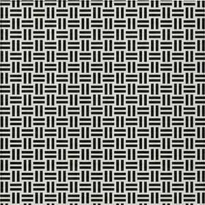 HomeRoots 5' Stylish Black and Ivory Geometric Area Rug - Durable, Washable, Perfect for Indoor & Outdoor Spaces 8' X 10' 614722