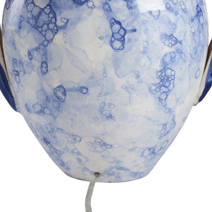 Wildwood Corsini Blue Bubble Glaze Lamp — Italian Ceramic Jar Silhouette, 28" Ambient Accent Lighting For Rooms 61473