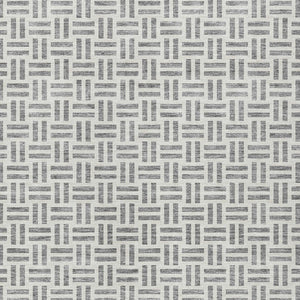 HomeRoots 5' Gray and Ivory Geometric Washable Area Rug – Stylish, Durable, and Ideal for Indoor or Outdoor Spaces 8' X 10' 614752
