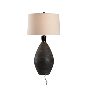 Wildwood Annibale Handcrafted Italian Ceramic Lamp With Metallic Glaze And Etruscan Drip Base, 29.5"H 61477