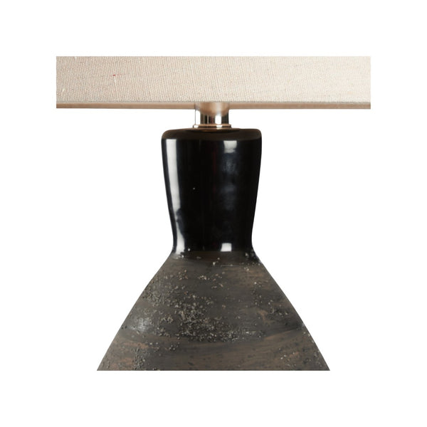 Wildwood Annibale Handcrafted Italian Ceramic Lamp With Metallic Glaze And Etruscan Drip Base, 29.5"H 61477