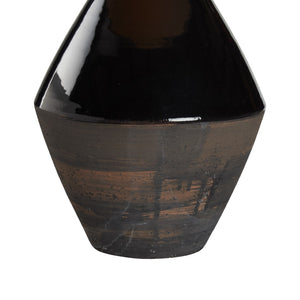 Wildwood Antonello Italian Ceramic Table Lamp With Two-Tone Metallic Glaze And Textured Etruscan Base, 33" 61478