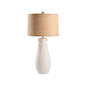 Wildwood Agazio Sandblasted Ceramic Table Lamp — Italian Craftsmanship, Sculptural Matte Bianco Sabbiato Glow For Modern Spaces 61481