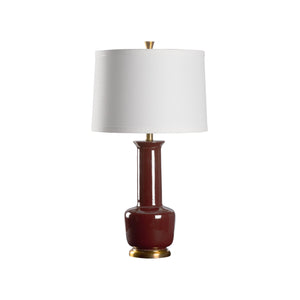 Wildwood Olsen Lamp - Elegant Aubergine Design For Sophisticated Ambiance And Warm, Inviting Lighting Brown  61499