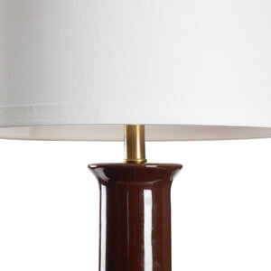 Wildwood Olsen Lamp - Elegant Aubergine Design For Sophisticated Ambiance And Warm, Inviting Lighting Brown  61499