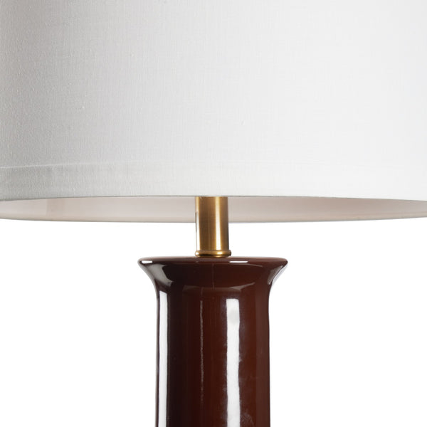 Wildwood Olsen Lamp - Elegant Aubergine Design For Sophisticated Ambiance And Warm, Inviting Lighting Brown  61499