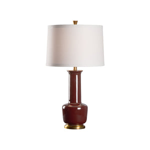 Wildwood Olsen Lamp - Elegant Aubergine Design For Sophisticated Ambiance And Warm, Inviting Lighting Brown  61499