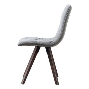 English Elm Dining Chairs Set of 2 Scandinavian Oak Leg Upholstered Seats for Modern Interiors W5630P456175