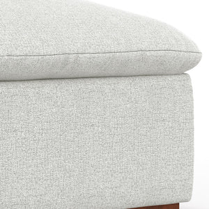 English Elm Jasmine Cloud Grey Pit Sectional Sofa U-Shaped 124" Modular Sofa Bed, Performance Fabric, 1800lb Capacity B136P199251