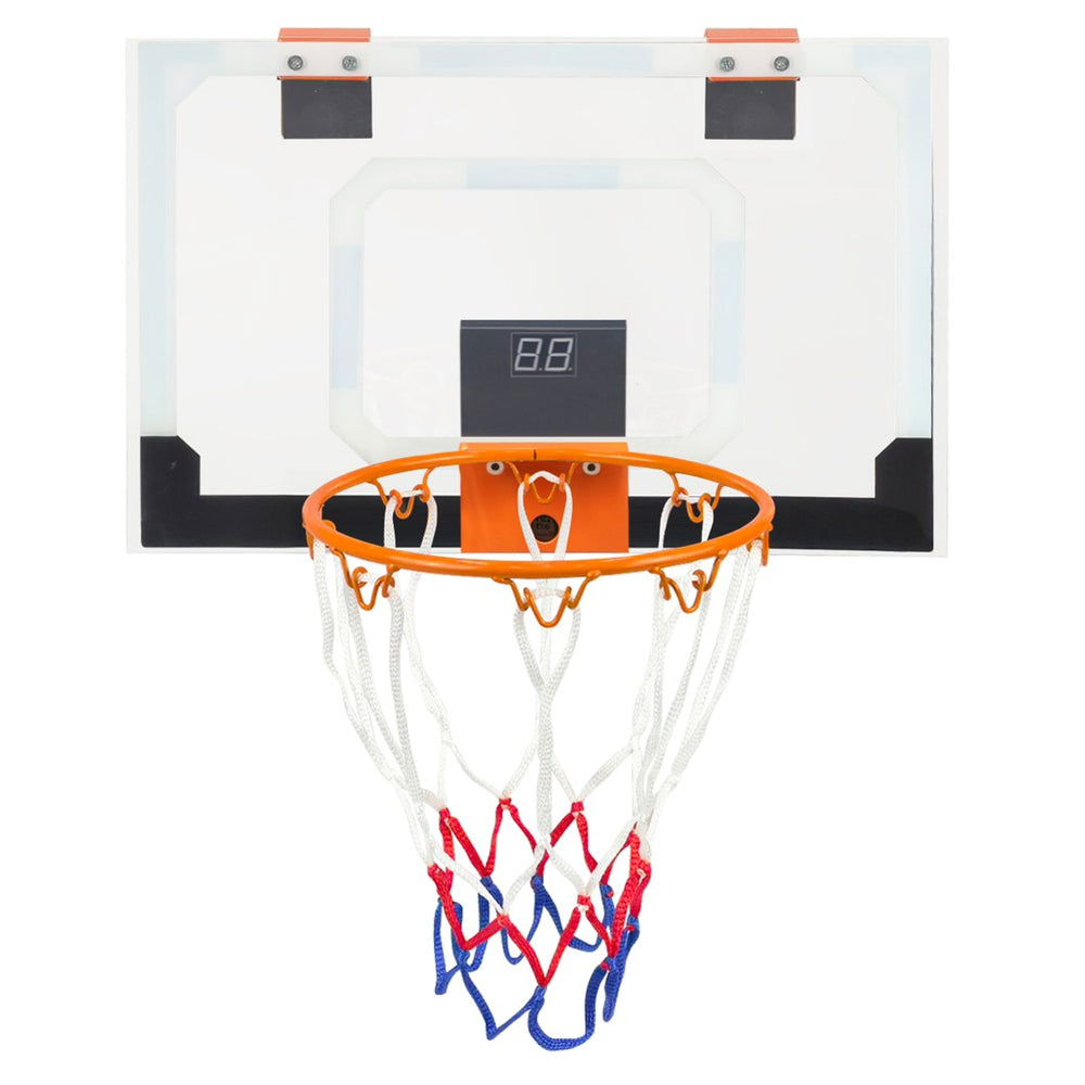English Elm Mini Indoor Basketball Hoop with Electronic Scoreboard for Bedroom or Dorm Room Play W3087P376257