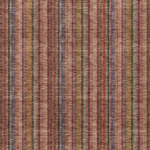 HomeRoots 5' Striped Washable Area Rug in Blush, Burgundy, and Pink – Perfect for Indoor and Outdoor Spaces 9' X 12' 615035