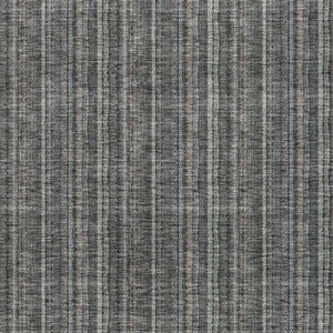 HomeRoots 5' Gray and Silver Striped Washable Area Rug - Durable, Stylish Design for Indoor and Outdoor Spaces 10' X 14' 615054