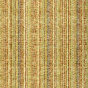 HomeRoots 5' Gold and Copper Striped Area Rug - Stylish, Durable, Washable Indoor-Outdoor Accent for Any Space 9' X 12' 615059