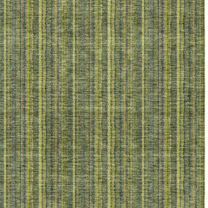 HomeRoots 5' Striped Olive and Lime Green Area Rug - Durable, Washable, Indoor/Outdoor Decor for Any Space 10' X 14' 615066