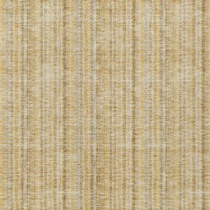 HomeRoots 5' Elegant Wheat Gold and Gray Striped Area Rug - Durable, Washable Design for Indoor & Outdoor Use 8' X 10' 615107