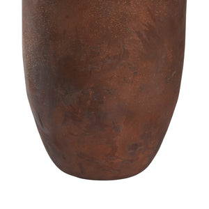 Wildwood Gardner Rustic-Modern Table Lamp With Weathered Glass Base And White Drum Shade For Cozy Spaces 61518