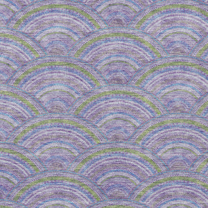 HomeRoots 5' Stylish Lavender Sage and Ivory Geometric Indoor Outdoor Area Rug - Easy Care, Durable Design 9' X 12' 615210