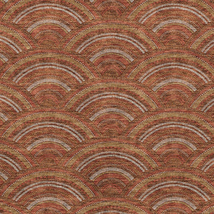 HomeRoots 5' Vibrant Orange Gold Ivory Geometric Area Rug - Durable, Washable, Indoor/Outdoor Design for Modern Spaces 10' X 14' 615223