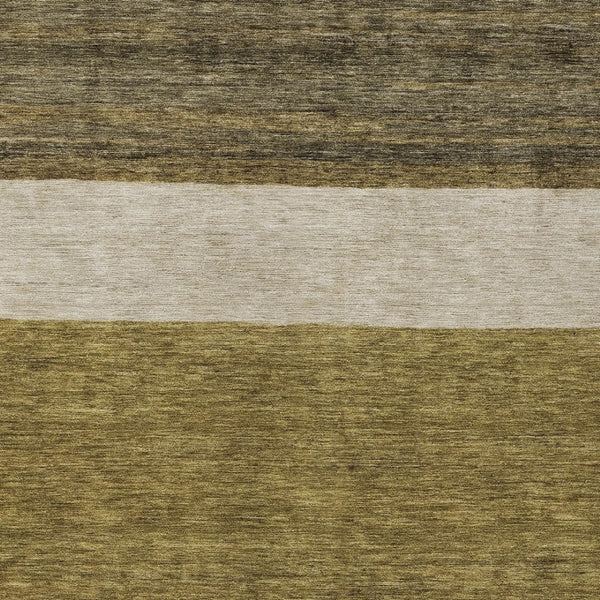 HomeRoots 5' Modern Abstract Area Rug in Coffee, Ivory, and Gray - Durable, Washable for Indoor & Outdoor Use 5' X 8' 615255