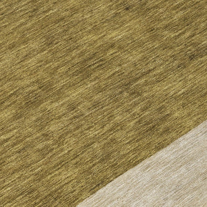 HomeRoots 5' Modern Abstract Area Rug in Coffee, Ivory, and Gray - Durable, Washable for Indoor & Outdoor Use 8' Round 615256