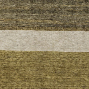 HomeRoots 5' Modern Abstract Area Rug in Coffee, Ivory, and Gray - Durable, Washable for Indoor & Outdoor Use 9' X 12' 615258