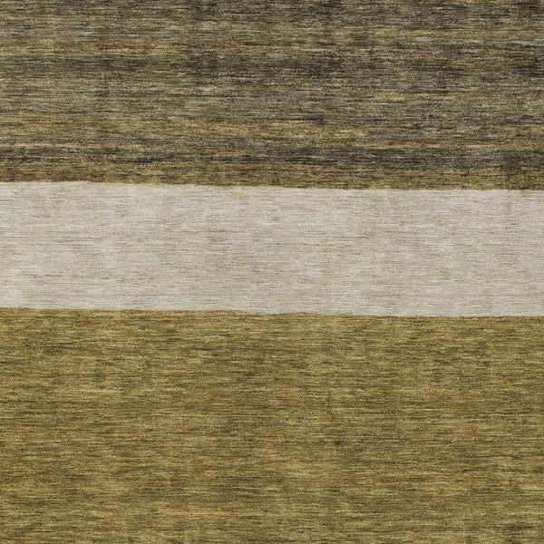 HomeRoots 5' Modern Abstract Area Rug in Coffee, Ivory, and Gray - Durable, Washable for Indoor & Outdoor Use 9' X 12' 615258