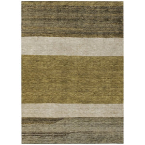 HomeRoots 5' Modern Abstract Area Rug in Coffee, Ivory, and Gray - Durable, Washable for Indoor & Outdoor Use 10' X 14' 615259