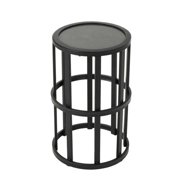 English Elm Set of 2 Acacia Rope Woven Outdoor Lounge Chairs with Ceramic Tile Side Table N769P326314T_2_N769P414511B