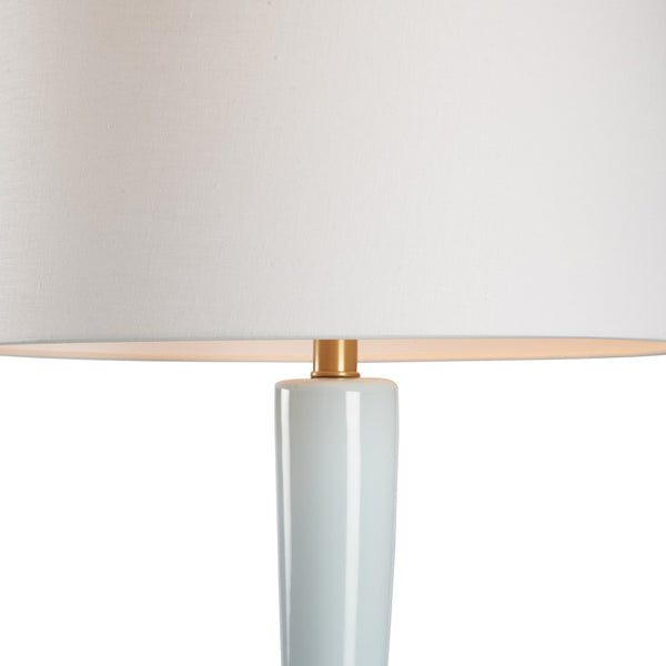 Wildwood Darcy Ceramic Table Lamp — 29" Glossy Light-Blue Gourd Shape For Soothing Ambient Light & Style 61528