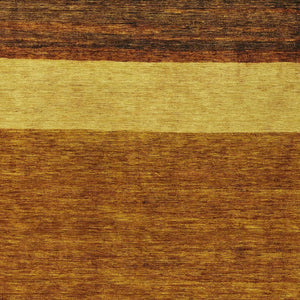 HomeRoots 5' Terra Cotta Gold and Brown Abstract Area Rug - Durable, Washable, Indoor/Outdoor Design for All Spaces 9' X 12' 615306
