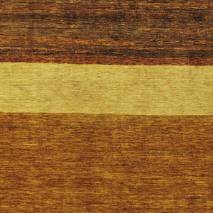 HomeRoots 5' Terra Cotta Gold and Brown Abstract Area Rug - Durable, Washable, Indoor/Outdoor Design for All Spaces 10' X 14' 615307