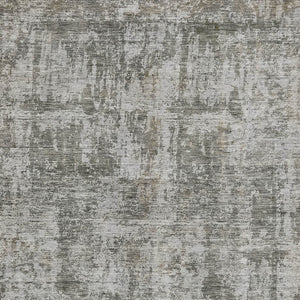 HomeRoots 5' Modern Pewter and Ivory Abstract Washable Area Rug for Indoor and Outdoor High-Traffic Spaces 5' X 8' 615447