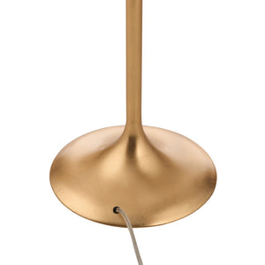 Wildwood Avalon Gold Leaf Floor Lamp With Layered Disc Accents, Tapered Shade & Slim 67.5" Sculptural Silhouette 61548