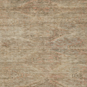 HomeRoots 5' Beige and Taupe Aztec Washable Area Rug – Versatile Indoor/Outdoor Design for Any Space 5' X 8' 615537