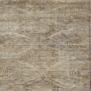 HomeRoots 5' Brown and Taupe Aztec Indoor Outdoor Area Rug - Stylish, Durable, Washable Accent for Any Space 5' X 8' 615543