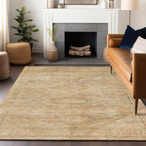 HomeRoots 5' Durable Aztec-Inspired Washable Indoor/Outdoor Area Rug for Versatile Home Styling & Easy Care 5' X 8' 615549