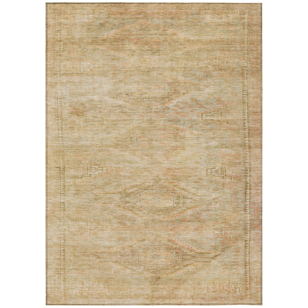 HomeRoots 5' Durable Aztec-Inspired Washable Indoor/Outdoor Area Rug for Versatile Home Styling & Easy Care 9' X 12' 615552
