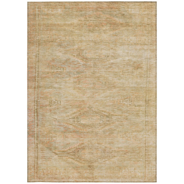 HomeRoots 5' Durable Aztec-Inspired Washable Indoor/Outdoor Area Rug for Versatile Home Styling & Easy Care 10' X 14' 615553