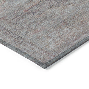 HomeRoots 5' Stylish Pewter and Gray Aztec Area Rug - Durable, Washable, Perfect for Indoor and Outdoor Use 8' X 10' 615557