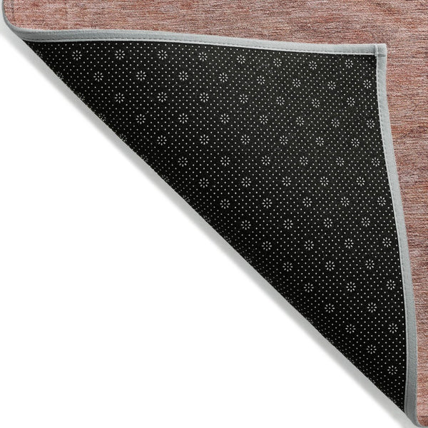 HomeRoots 5' Stylish Terra Cotta and Salmon Aztec Indoor-Outdoor Rug for Comfort, Durability, and Easy Care 10' X 14' 615583