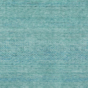 HomeRoots 5' Aqua and Teal Striped Indoor Outdoor Area Rug - Durable, Washable, Versatile for Any Space 5' X 8' 615645