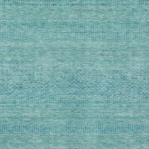 HomeRoots 5' Aqua and Teal Striped Indoor Outdoor Area Rug - Durable, Washable, Versatile for Any Space 10' X 14' 615649