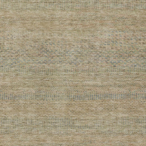 HomeRoots 5' Modern Beige and Taupe Striped Washable Area Rug for Indoor and Outdoor Spaces, Durable Design 9' X 12' 615654