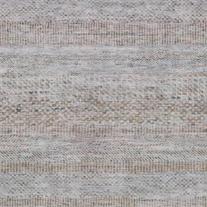 HomeRoots 5' Linen and Gray Striped Area Rug - Stylish, Washable, Durable for Indoor and Outdoor Spaces 10' X 14' 615673